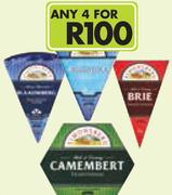 Simonsberg Cheese(CreamyBlue 100g,Blaauwberg100g, Simonszola100g, Comembert125g/Brie 125g)-For Any 4