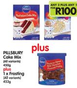 Pillsbury Cake Mix(All Variants) 450g+ 1x Frosting(All Variants) 453g-For Any 2+ Any 1