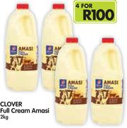 Clover Full Cream Amasi-4x2Kg