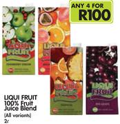 Liqui Fruit 100% Fruit Juice Blend(All Variants)-4x2Ltr