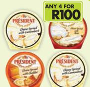 President Cheese Spread(All Variants)-4x125g
