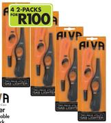 Alva Lighter Refillable-4 x 2 Packs