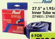 Fluid 27.5" x 1.95/2.125 Inner Tube With Sealant-For 4