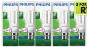 Philips 14W Or 11W Energy Saver Globe-For 5