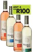 Pearly Bay Dry White, Sweet White Or Sweet Rose-4x750ml