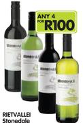 Rietvallei Stonedale Chenin Blanc, Merlot, Sauvignon Blanc Or Shiraz-4x750ml