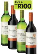 Darling Cellars Cabernet Sauvignon/Merlot Or Chenin/Sauvignon Blanc-4x750ml