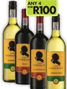 Lord Somerset Sauvignon Blanc, Cabernet Sauvignon, Shiraz Or Smooth Red-4x750ml