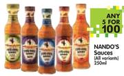 Nando's Sauces(All Variants)-5x250ml