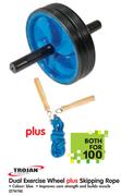 Trojan Dual Exercise Wheel+ Skipping Rope