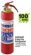 Safequip 0.6Kg Fire Extinguisher