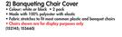 Banqueting Chair Cover