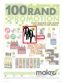 Makro : 100 Rand Promotion (23 Aug - 30 Sep 2015), page 1