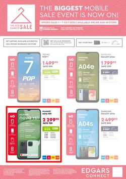 Edgars Connect : The Red Hanger Sale (01 July - 07 July 2024), page 1