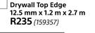 Drywall Screws Top Edge-12.5mm x 1.2m x 2.7m