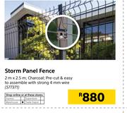 Storm Panel Fence-2m x 2.5m