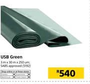 USB Green-3m x 30m x 250um