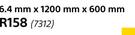 Gyproc Rhino Ceiling Board 6.4mmX1200mmX600mm-Each