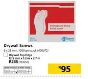 Gyproc Drywall Screws 6X25mm-1000's Per Pack