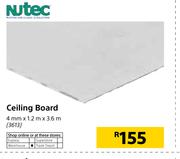 Nutec Ceiling Board 4mmX1.2mX3.6m