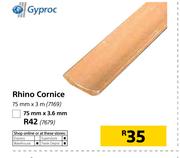 Gyproc Rhino Cornice 75mm x 3.6mm