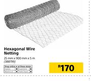Hexagonal Wire Netting 25mm x 900mm x 5m