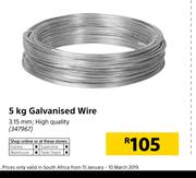 5kg Galvanised Wire 3.15mm High Quality