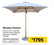 Wooden parasol