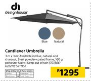 Design House Cantilever Umbrella-3m x 3m