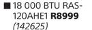 Goldair 18000 BTU Air Conditioner RAS-120AHE1