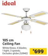 Ideal 105 cm Ceiling Fan