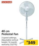 Goldair 40 cm Pedestal Fan