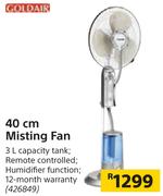 Goldair 40 cm Misting Fan