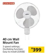 Goldair 40 cm Wall Mount Fan