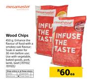 Megamaster Wood Chips-450g Each