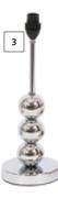 Bright Star Chrome Lamp Base-380mm
