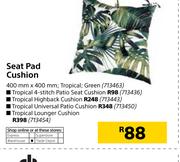 Tropical Highback Cushion