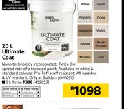 Fired Earth 20Ltr Ultimate Coat
