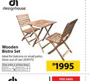 Designhouse Wooden Bistro Set