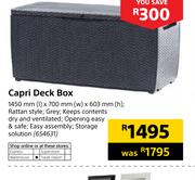 Capri Deck Box 1450mm(l) x 700mm(w) x 603mm(h)