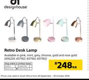 Designhouse Retro Desk Lamp-Each