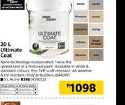 Fired Earth 20Ltr Ultimate Coat