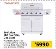 Megamaster Evolution 500 Pro Patio Gas Braai