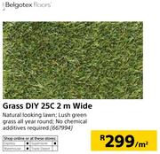 Belgotex Floors Grass Diy 25C 2m Wide-Per Sqm