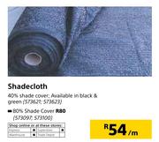 80% Shadecloth-Per m