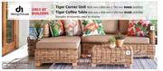 Design House Tiger Corner Unit-1600mm x 850mm x 750mm