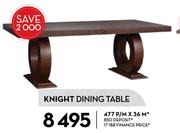 Knight Dining Table
