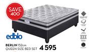Edblo Berlin 152cm Queen Size Bed Set
