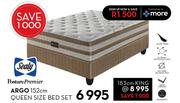 Sealy Posture Premier Argo 152cm Queen Size Bed Set