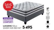 Sleepmasters Lucerne 152cm Queen Size Bed Set